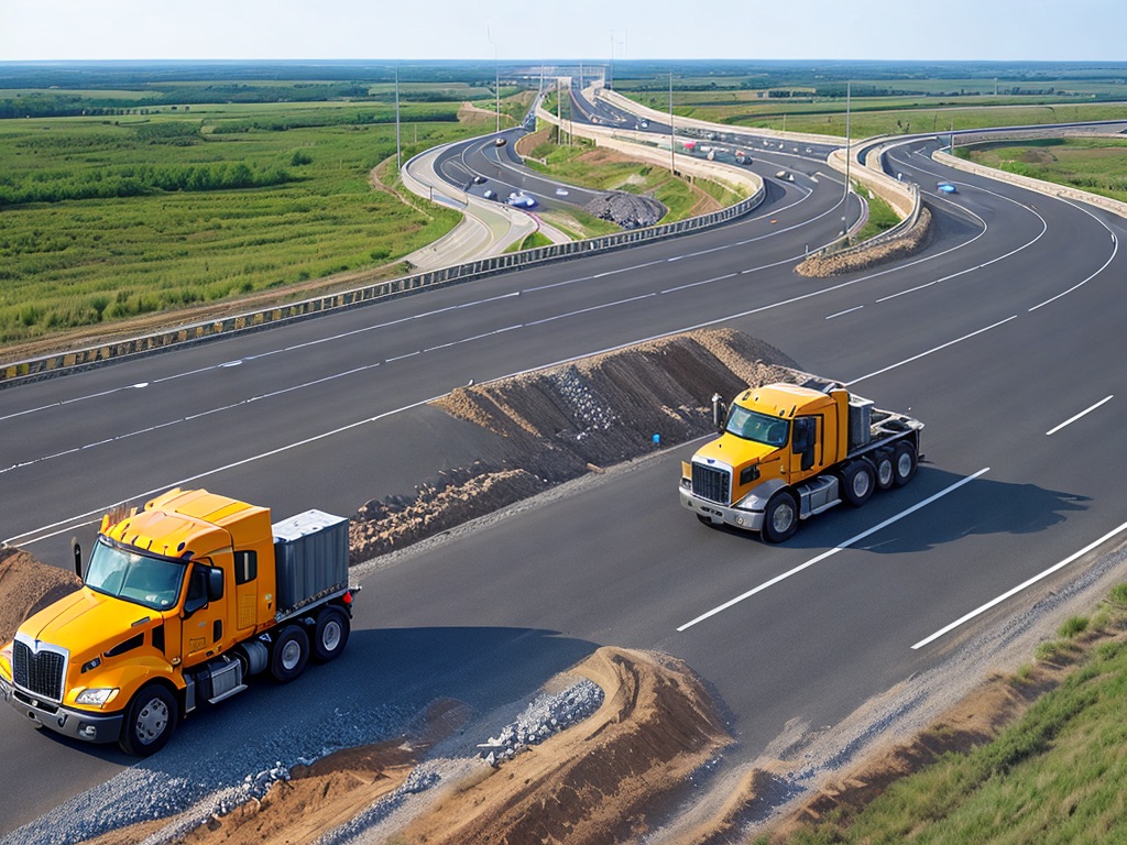 Illustration pour les entreprises de Construction de routes et autoroutes