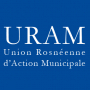 Logo UNION ROSNEENNE D'ACTION MUNICIPALE