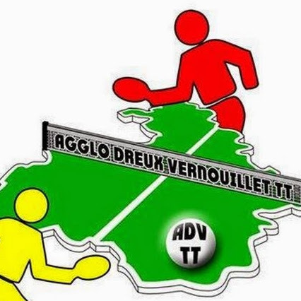 Logo AGGLO DREUX VERNOUILLET TENNIS DE TABLE