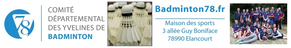 Logo COMITE DEPART DES YVELINES DE BADMINTON