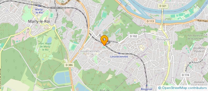 localisation de l'entreprise 0 786 SERVIS à LOUVECIENNES