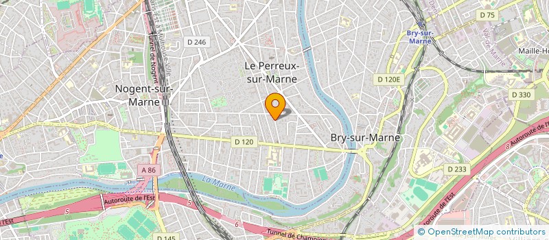 localisation de l'entreprise 0&A IMMO  LE PERREUX-SUR-MARNE