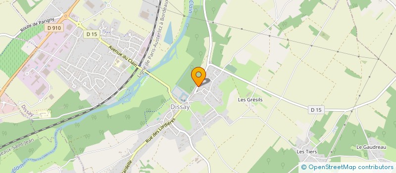 localisation de l'entreprise 0'DISSAYPETANQUE  DISSAY