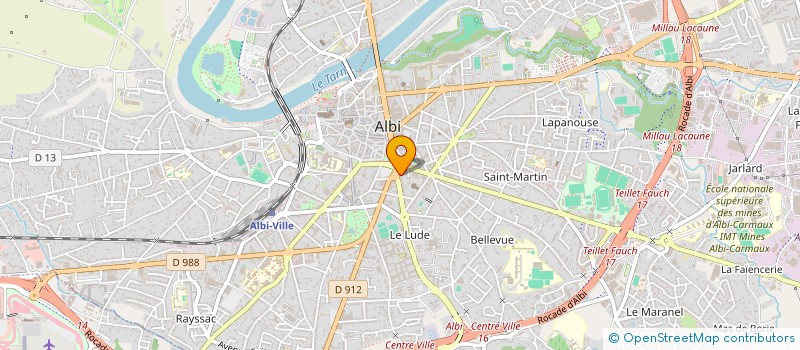 localisation de l'entreprise 0'SULLY' S à ALBI