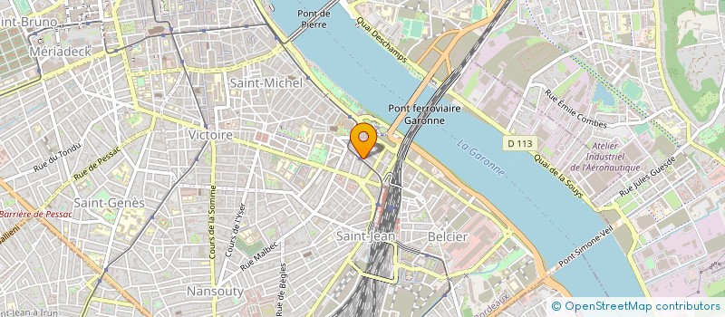 localisation de l'entreprise 001 SDT SERVICES DRIVERS TECHNOLOGIES à BORDEAUX