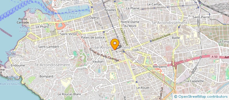 localisation de l'entreprise 01/03/2022 à MARSEILLE