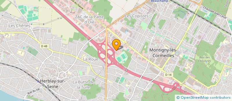 localisation de l'entreprise 01 DIAPASON à HERBLAY-SUR-SEINE