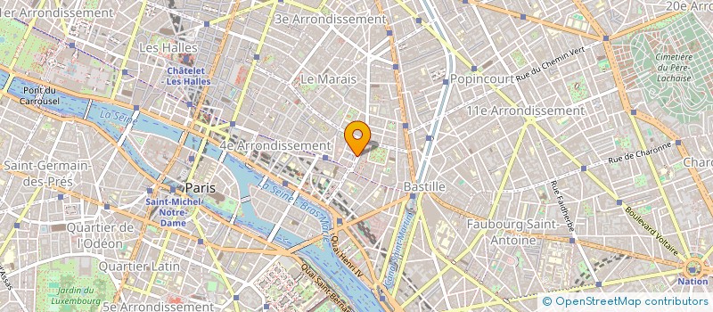 localisation de l'entreprise 01 RUE DE JARENTE  PARIS