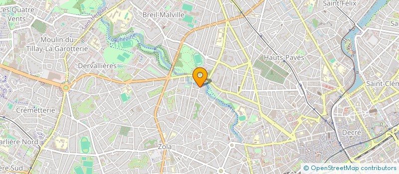 localisation de l'entreprise 0101 à NANTES