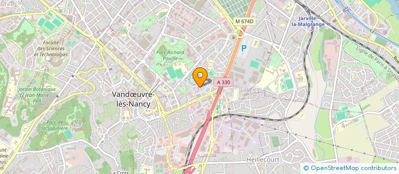 localisation de l'entreprise 01ALCHEMY  VANDUVRE-LES-NANCY