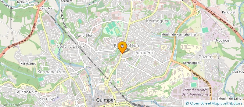 localisation de l'entreprise 02 QUIMPER à QUIMPER