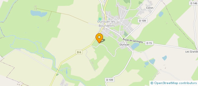 localisation de l'entreprise 02 TOURS  OUROUER-LES-BOURDELINS