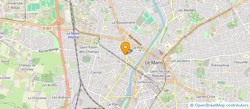 localisation de l'entreprise 0203HAP  LE MANS