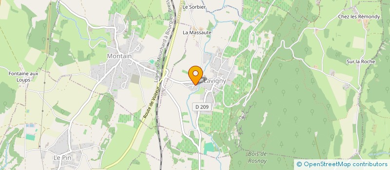 localisation de l'entreprise 02JPA  LAVIGNY
