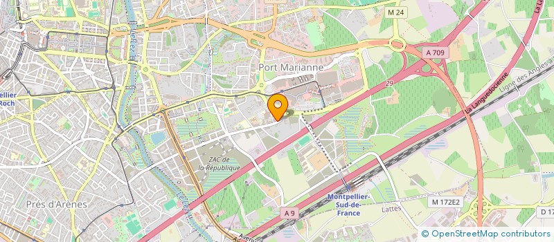 localisation de l'entreprise 03 à MONTPELLIER