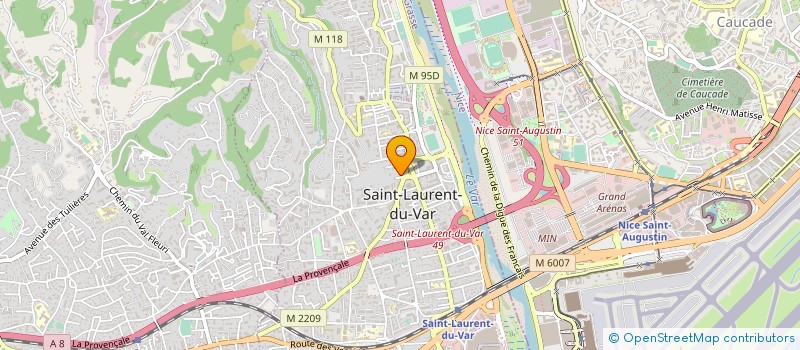 localisation de l'entreprise 036 711 257 à ANTIBES