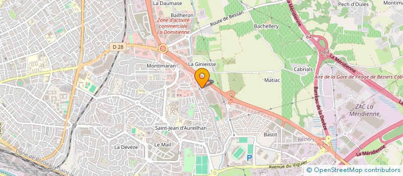 localisation de l'entreprise 04 ST BARBER  BEZIERS