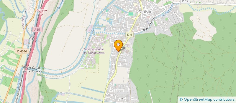 localisation de l'entreprise 05 INVEST  PEYRUIS