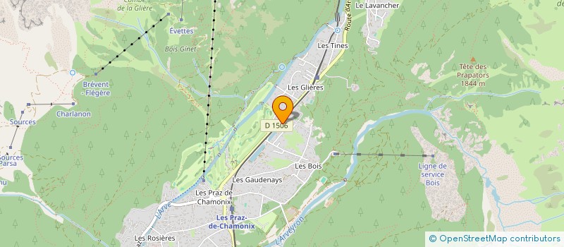 localisation de l'entreprise 0534617  CHAMONIX-MONT-BLANC