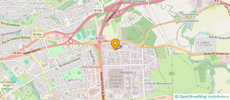 localisation de l'entreprise 06 AUTO  METZ