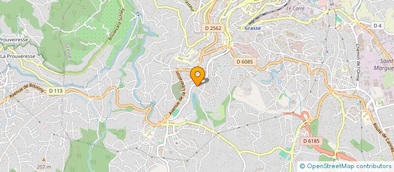 localisation de l'entreprise 06 GUIDAGE  GRASSE