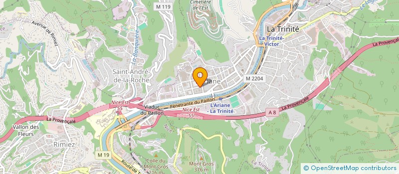 localisation de l'entreprise 06 SERVICES ASSAINISSEMENT à NICE