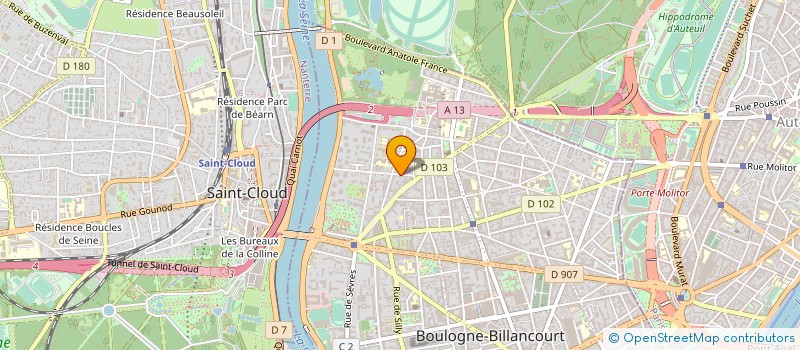 localisation de l'entreprise 07 LAB à BOULOGNE-BILLANCOURT