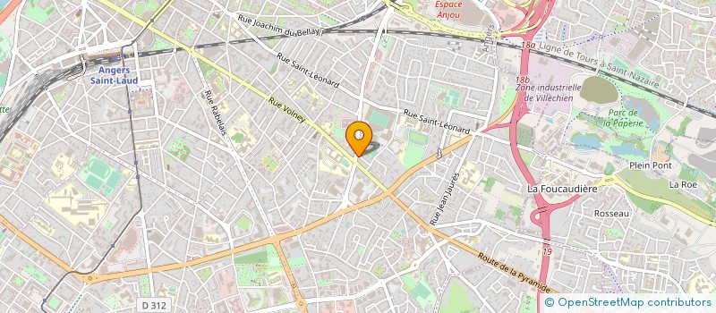 localisation de l'entreprise 08H08 AVOCATS à ANGERS