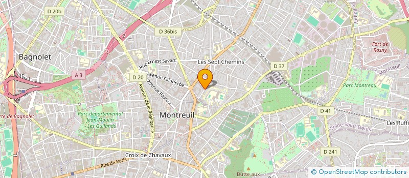 localisation de l'entreprise 0FLAW SYSTEM  MONTREUIL