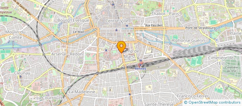 localisation de l'entreprise 0NE HUNDRED 1 à RENNES