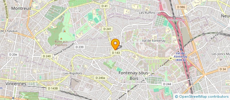 localisation de l'entreprise 0OC DE FROID ET CLIMATISATION à FONTENAY-SOUS-BOIS