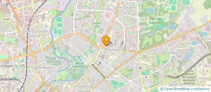 localisation de l'entreprise 0TO1-SOLUTIONS à RENNES