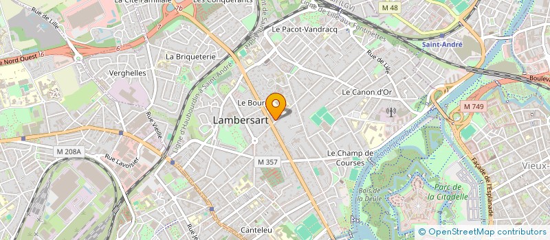 localisation de l'entreprise 0TTON-SANCHEZ à LAMBERSART