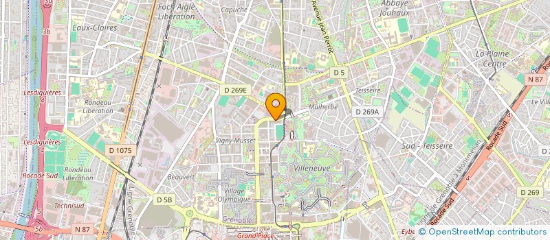 localisation de l'entreprise 0XLUPIN à GRENOBLE