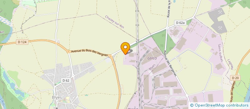 localisation de l'entreprise 1.08 RECYCLAGE  BLYES