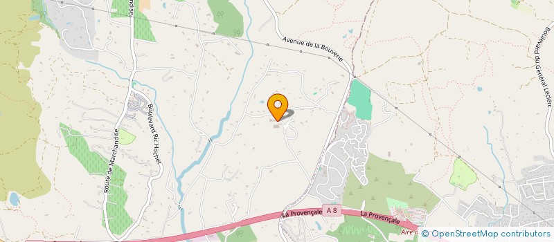 localisation de l'entreprise 1 + 1 IMMO à FREJUS