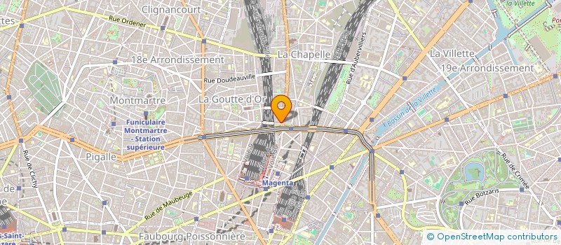 localisation de l'entreprise 1+1 = ONZE  PARIS