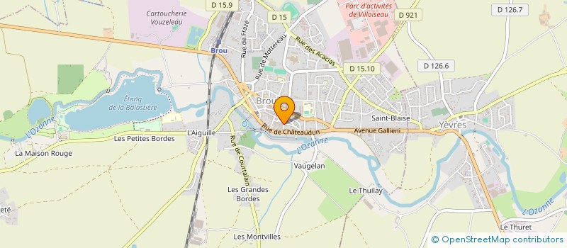 localisation de l'entreprise 1 2 3 4 à BROU