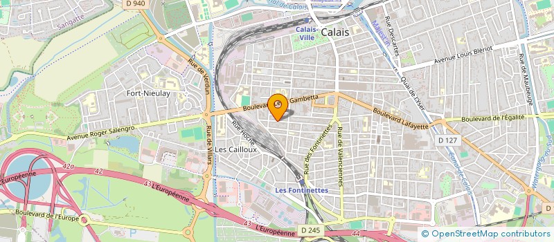 localisation de l'entreprise 1.2.3. ALFA CONTACT ET RENOV à CALAIS