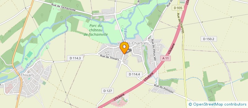 localisation de l'entreprise 1 2 3 BEBE à VER-LES-CHARTRES