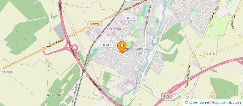 localisation de l'entreprise 1 2 3 CALINS à SALEUX