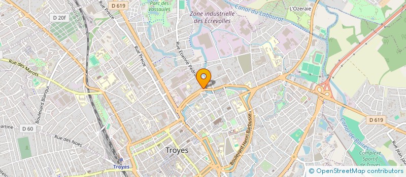 localisation de l'entreprise 1 2 3 COLIS à TROYES
