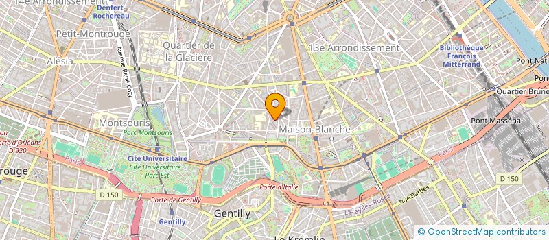 localisation de l'entreprise 1, 2, 3 CREONS  PARIS