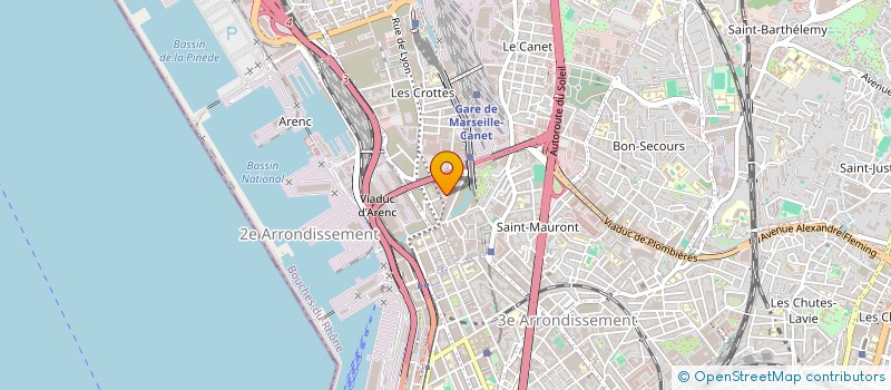 localisation de l'entreprise 1.2.3 ENERGIE à MARSEILLE