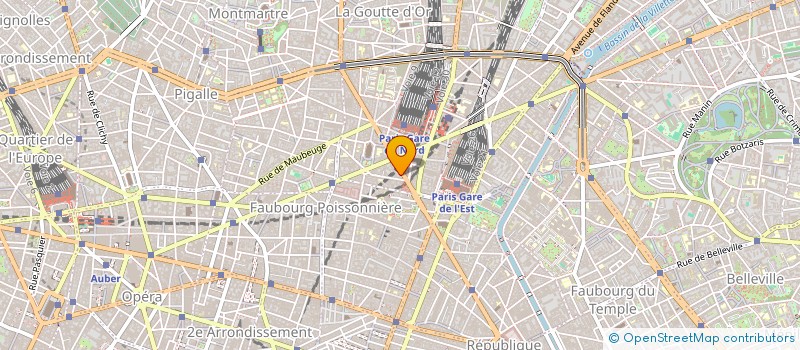 localisation de l'entreprise 1 2 3 MAGENTA à PARIS