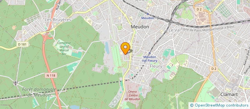 localisation de l'entreprise 1, 2, 3 MEDIATION à MEUDON