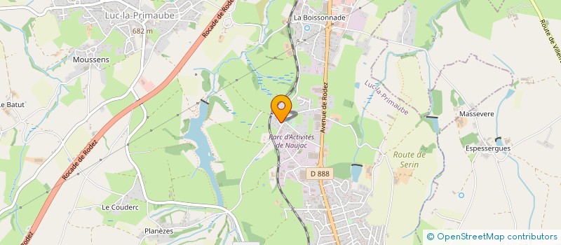 localisation de l'entreprise 1.2.3. NEGOCE  LUC-LA-PRIMAUBE