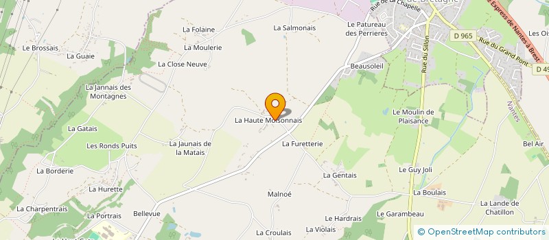 localisation de l'entreprise 1, 2, 3 NOUS IRONS AUX BOIS  CORDEMAIS