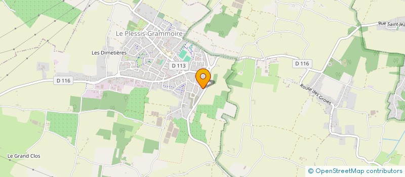 localisation de l'entreprise 1, 2, 3... P'TITS CHATS  LE PLESSIS-GRAMMOIRE