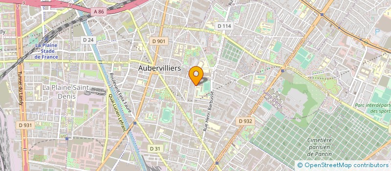 localisation de l'entreprise 1, 2, 3 PATISSEZ ! à AUBERVILLIERS